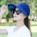 Fashion  Travel Foldable Wide Brim Beach Visor Cap Prevent UV Sun Hat  eb-01166543